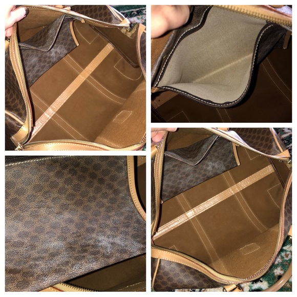 Céline AUTHENTIC Vintage Macadam M14 Weekender Travel Boston Duffle Bag - Picture 15 of 16